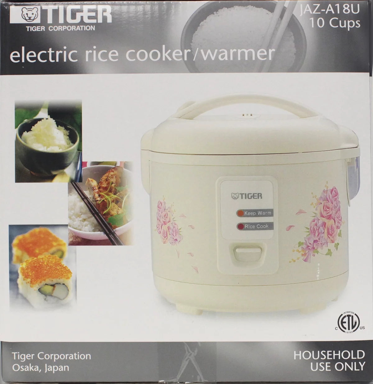 10 Cup Electric Rice Cooker with Steam Basket Z890818