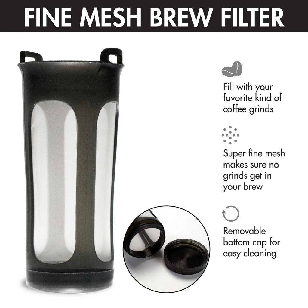 1.6 Quart Borosilicate Glass Cold Brew Coffee Maker X248