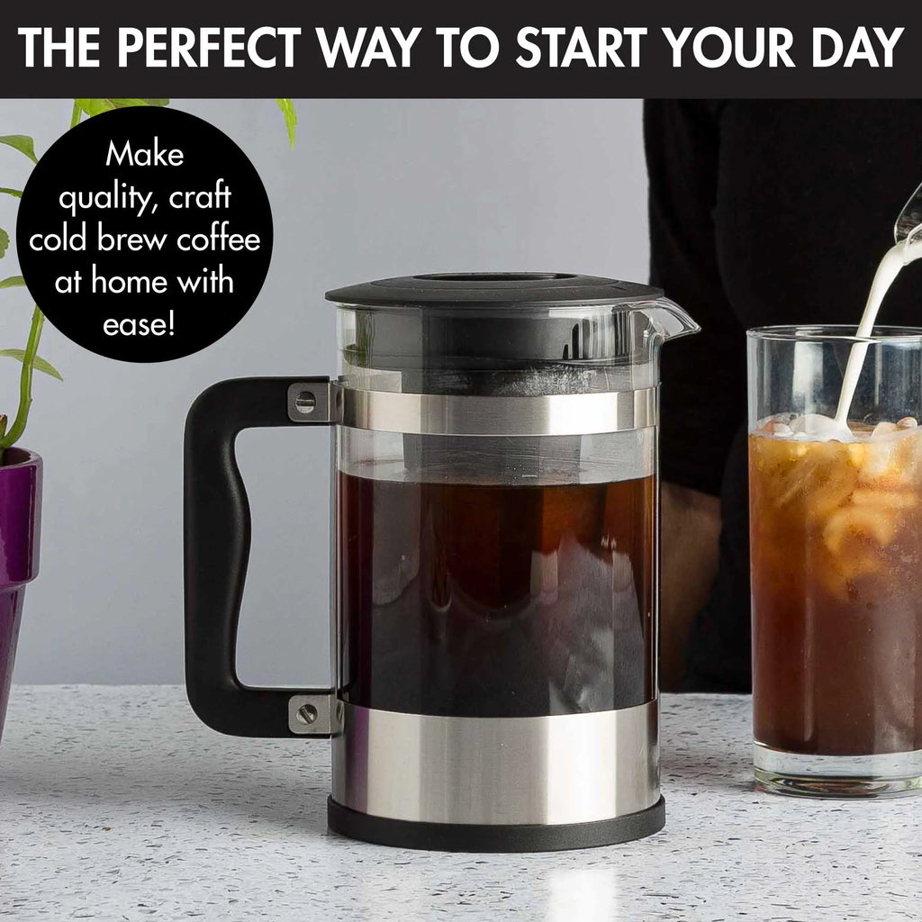 1.6 Quart Borosilicate Glass Cold Brew Coffee Maker X248
