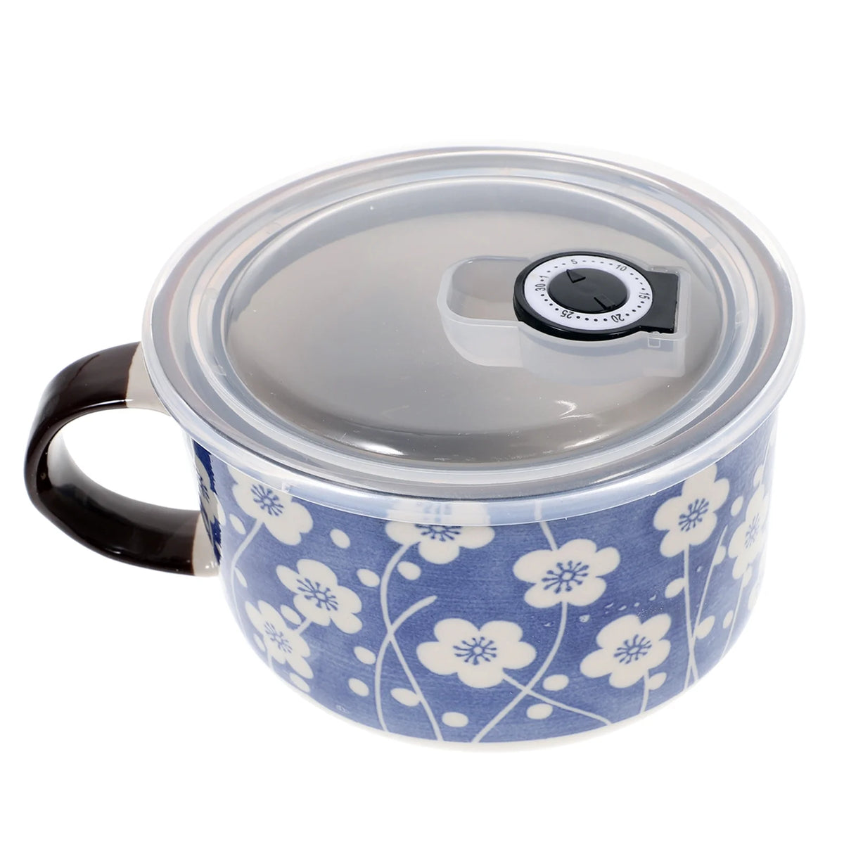 1 Set of Ceramic Noodle Bowl with Lid N99295