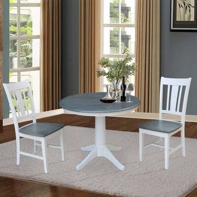 3 Piece Solid Wood Dining Set G627