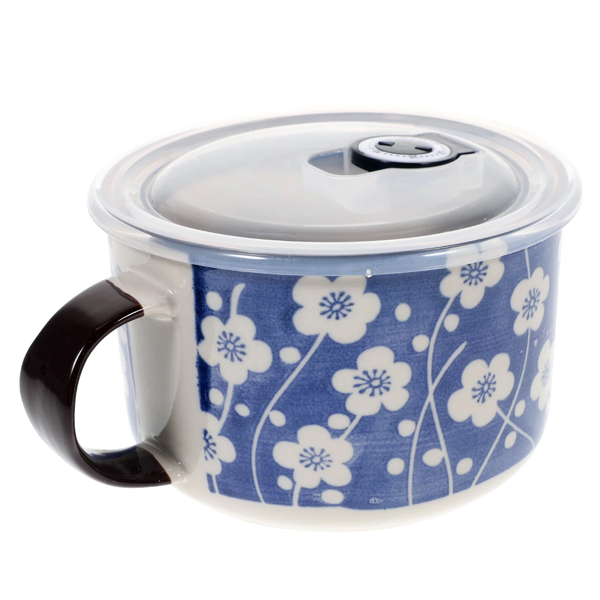 1 Set of Ceramic Noodle Bowl with Lid N99295