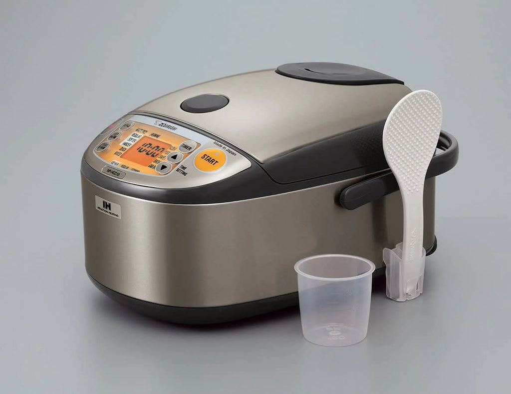 1 L Stainless Dark Gray Induction Heating Rice Cooker and Warmer Y781047