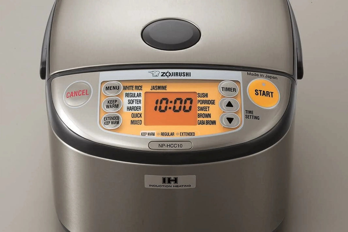 1 L Stainless Dark Gray Induction Heating Rice Cooker and Warmer Y781047