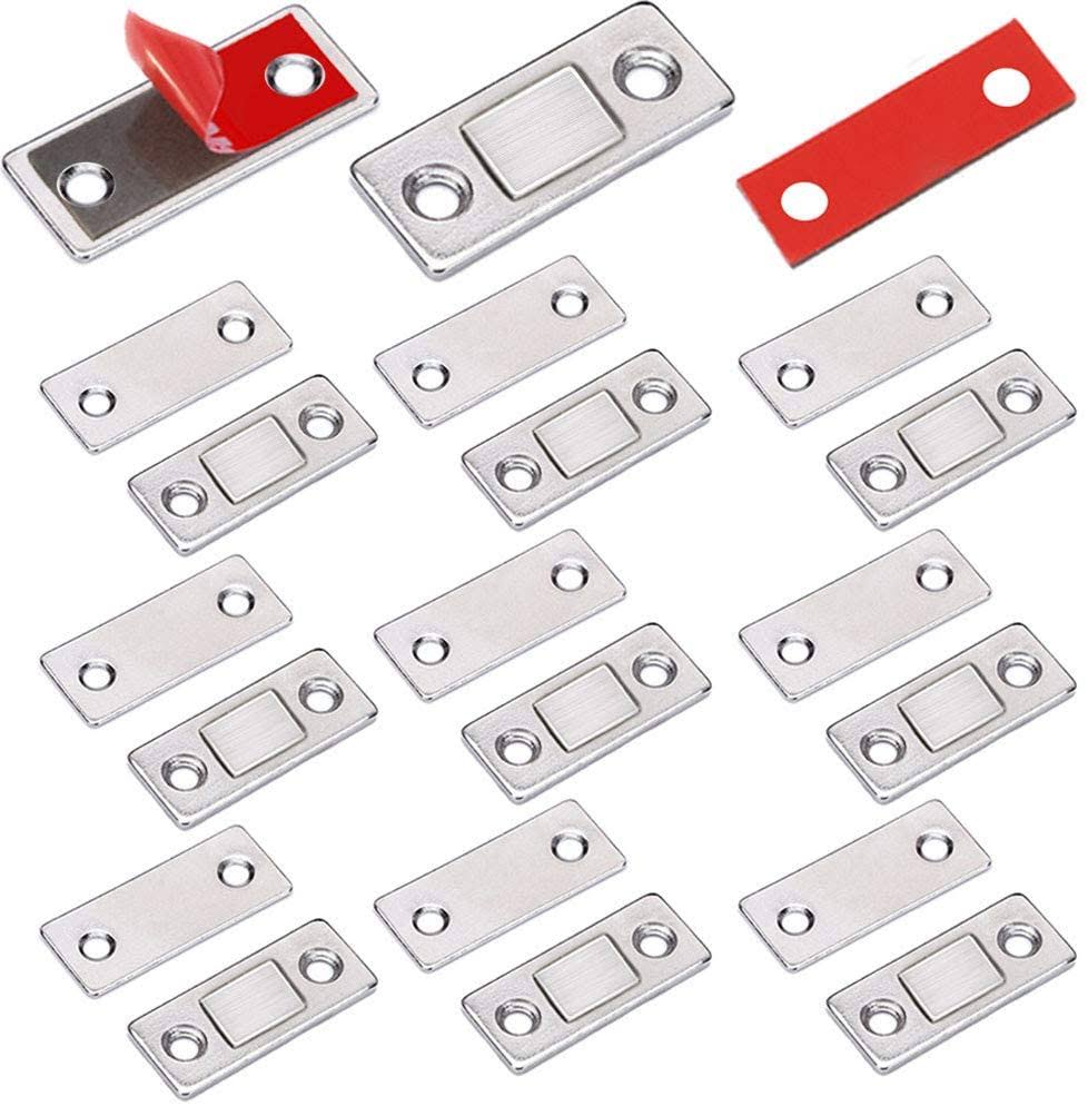 10 Pack Stainless Steel Magnetic Door Catch Q738579